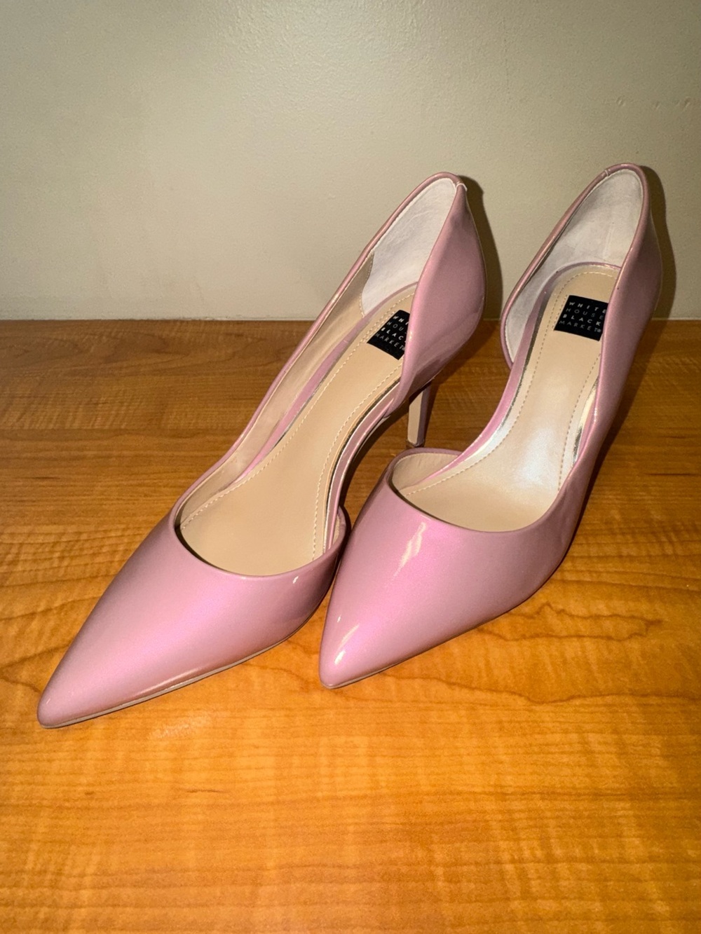 WHBM Mineral Pink Ella Pumps